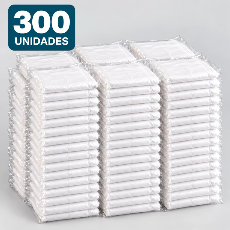 Pacote com 300 aventais descartáveis TNT